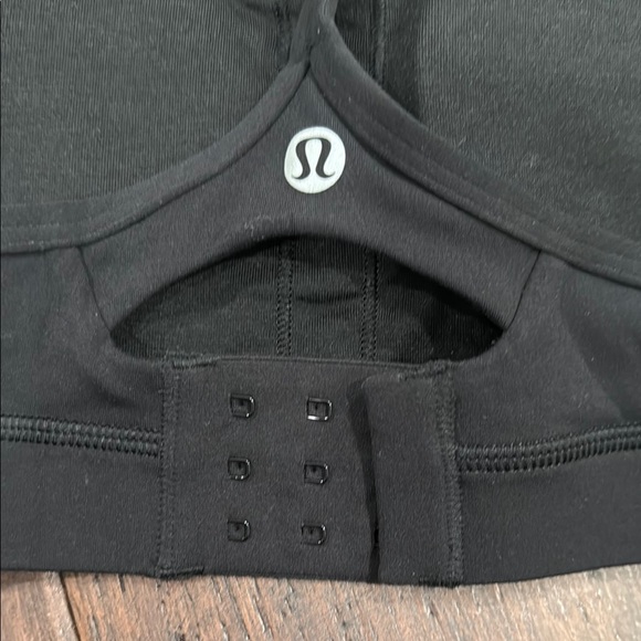 Black Lulu Lemon Sports Bra - Picture 5 of 5